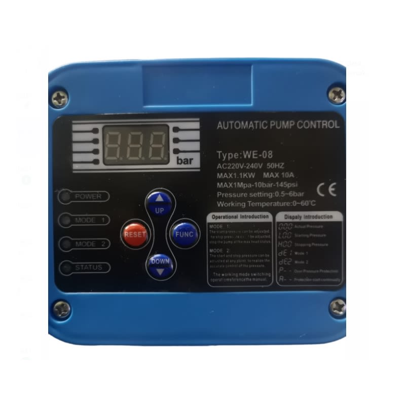 Presostato Control de Bomba Automático Digital4