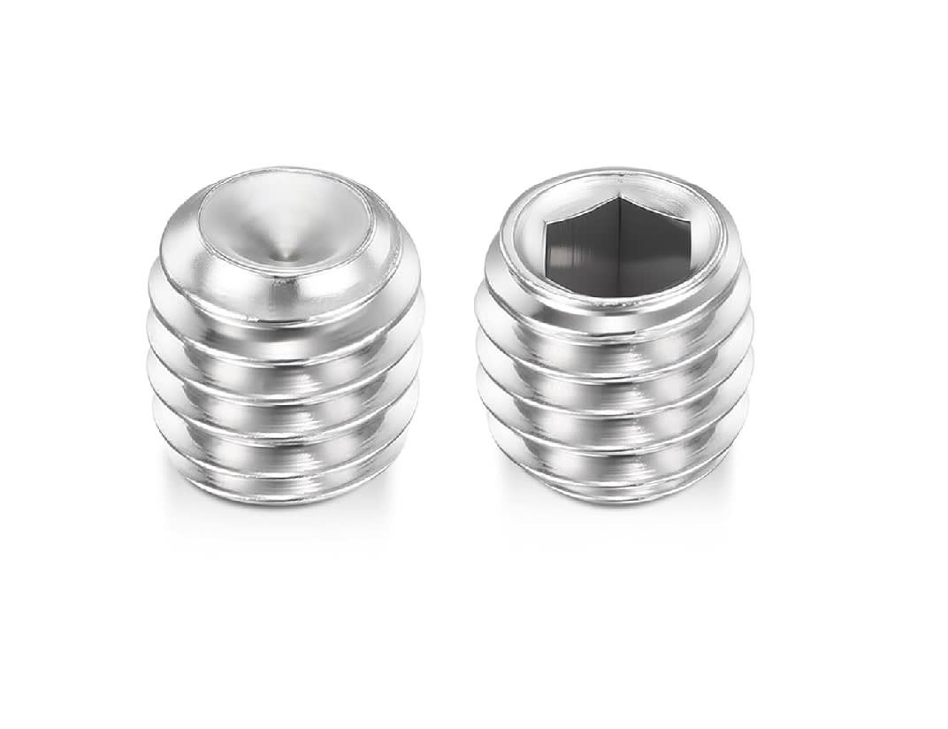 Prisionero Allen Punta Copa Cabeza Hexagonal 4x4mm Inox. x 4 Unid.2