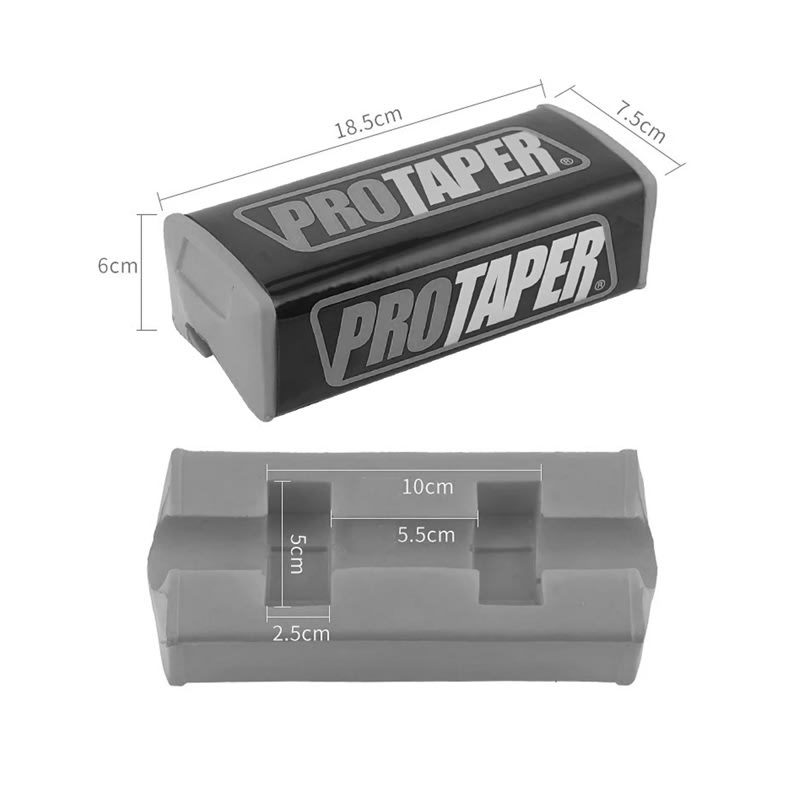 Protector Cubre Manubrio Protaper Rectangular Rojo3