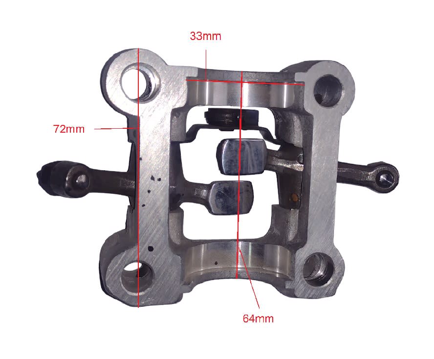 Puente Balancín Base Eje de Levas2