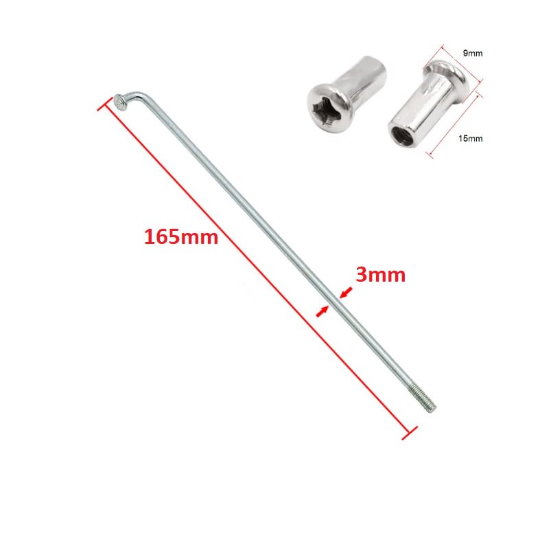 Rayos Rueda 165x10X3 CG 150 36 Unid.6