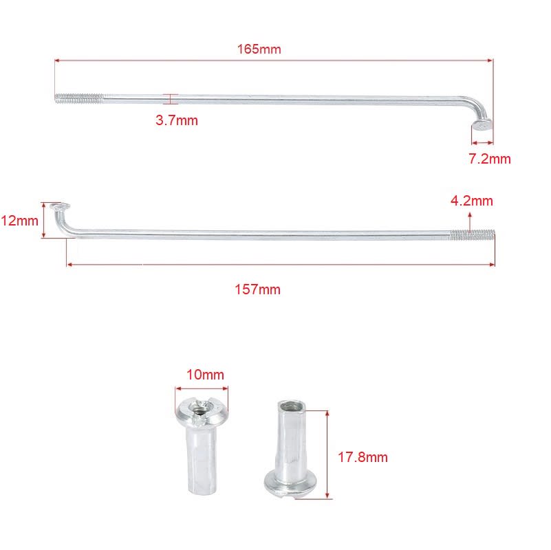 Rayos Rueda  150x3.7x12mm 36u4