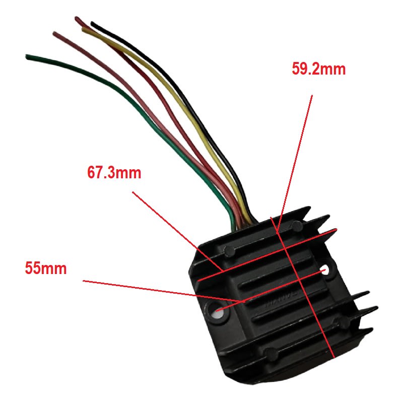 Rectificador Regulador de Voltaje 5 cables4
