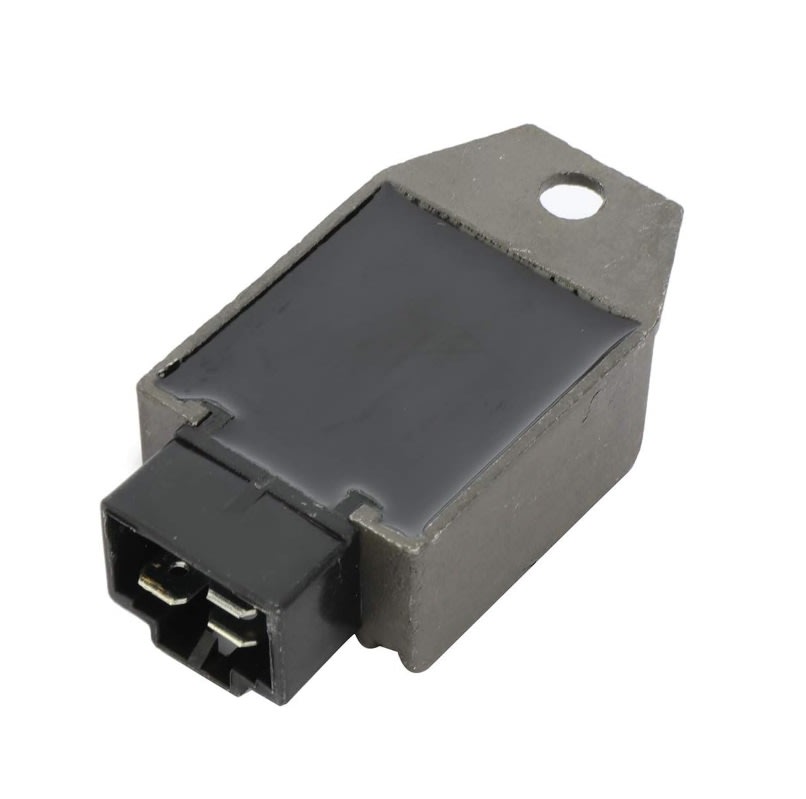 Rectificador Regulador de Voltaje Scooter s/Cable 4P Gris4