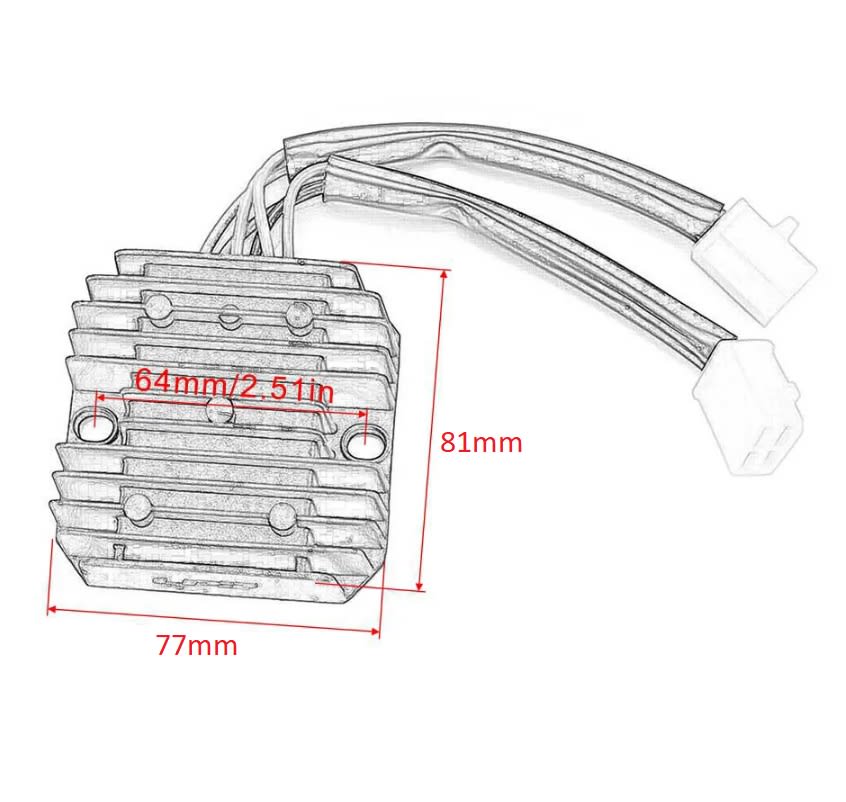 Rectificador Regulador de Voltaje Strato 150 6 Cables9