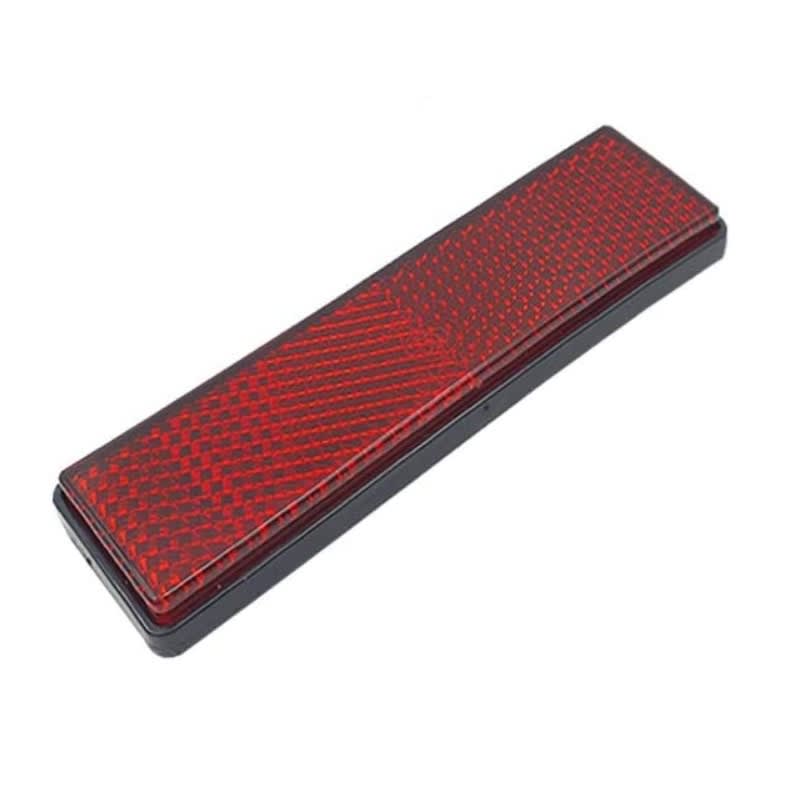 Reflectante Luz Rectangular Rojo Moto Atv2