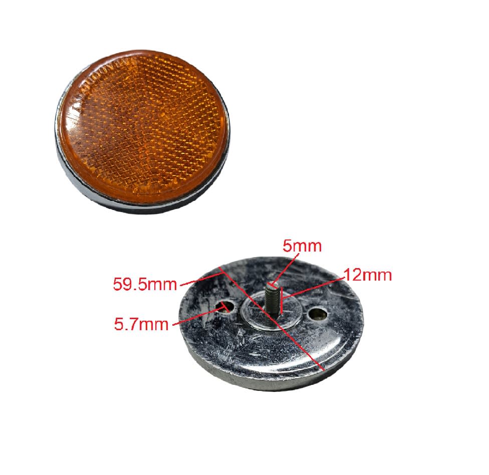 Reflectante Redondo Naranja 59.5mm4