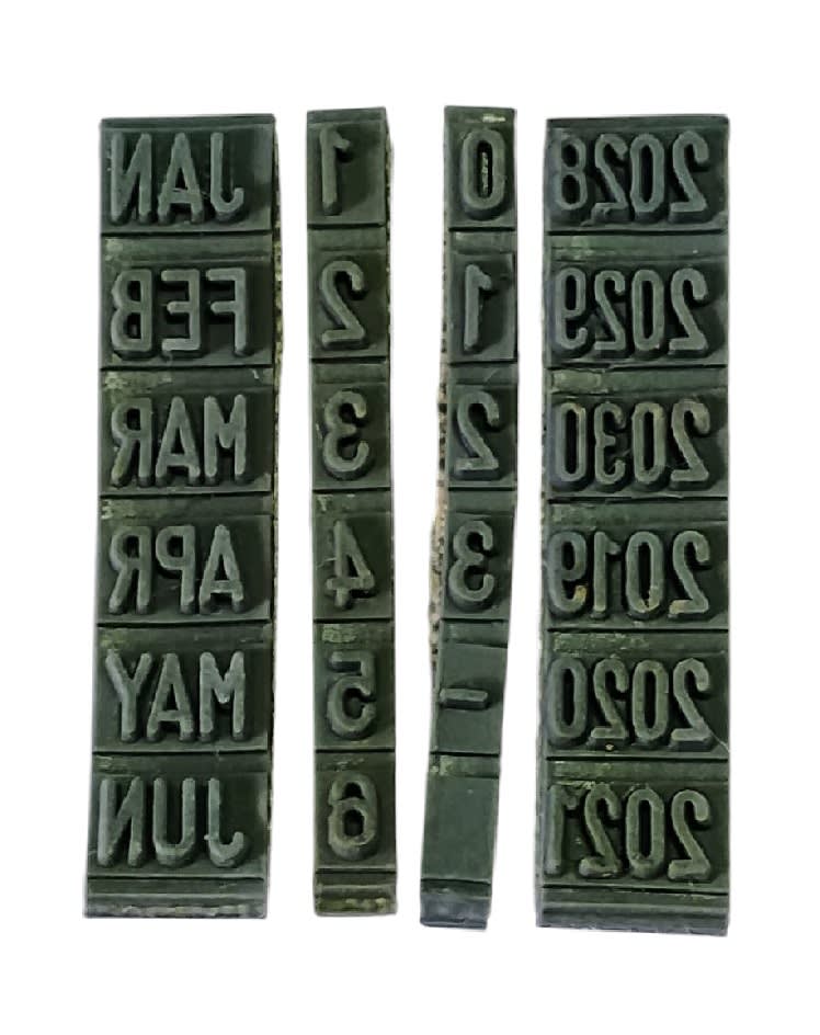 Repuesto Banda Sello Goma Rodante 9 Digitos Para Fecha5