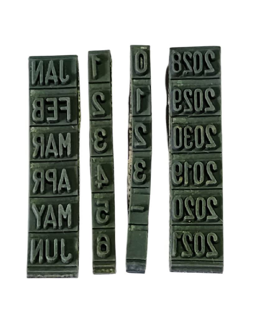 Repuesto Banda Sello Goma Rodante 9 Digitos Para Fecha6