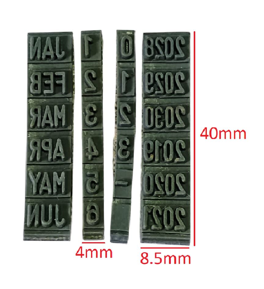 Repuesto Banda Sello Goma Rodante 9 Digitos Para Fecha7