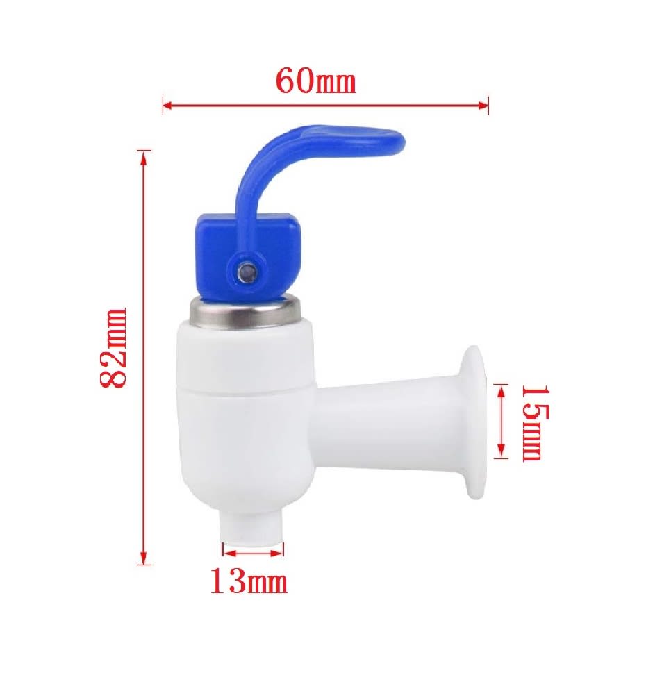 Repuesto Grifo Dispensador Agua Blanco c/Azul2