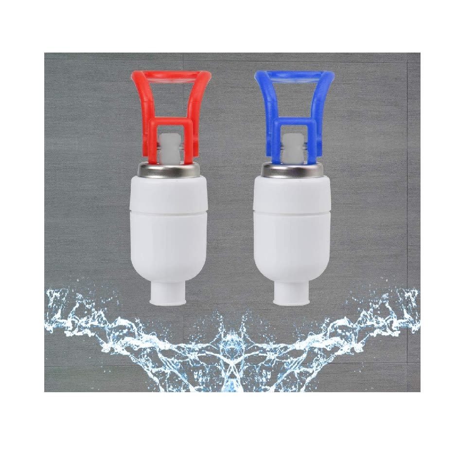 Repuesto Grifo Dispensador Agua Blanco c/Rojo3