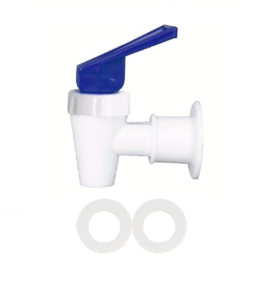 Repuesto Grifo Dispensador Agua Rosca Interna Blanco c/Azul 0