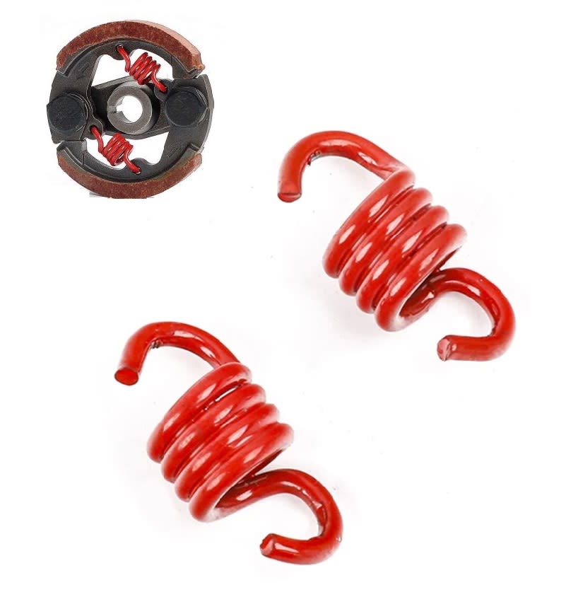 Set 2 Resortes Embrague Centrifugo Motor 49cc 2T Rojo3