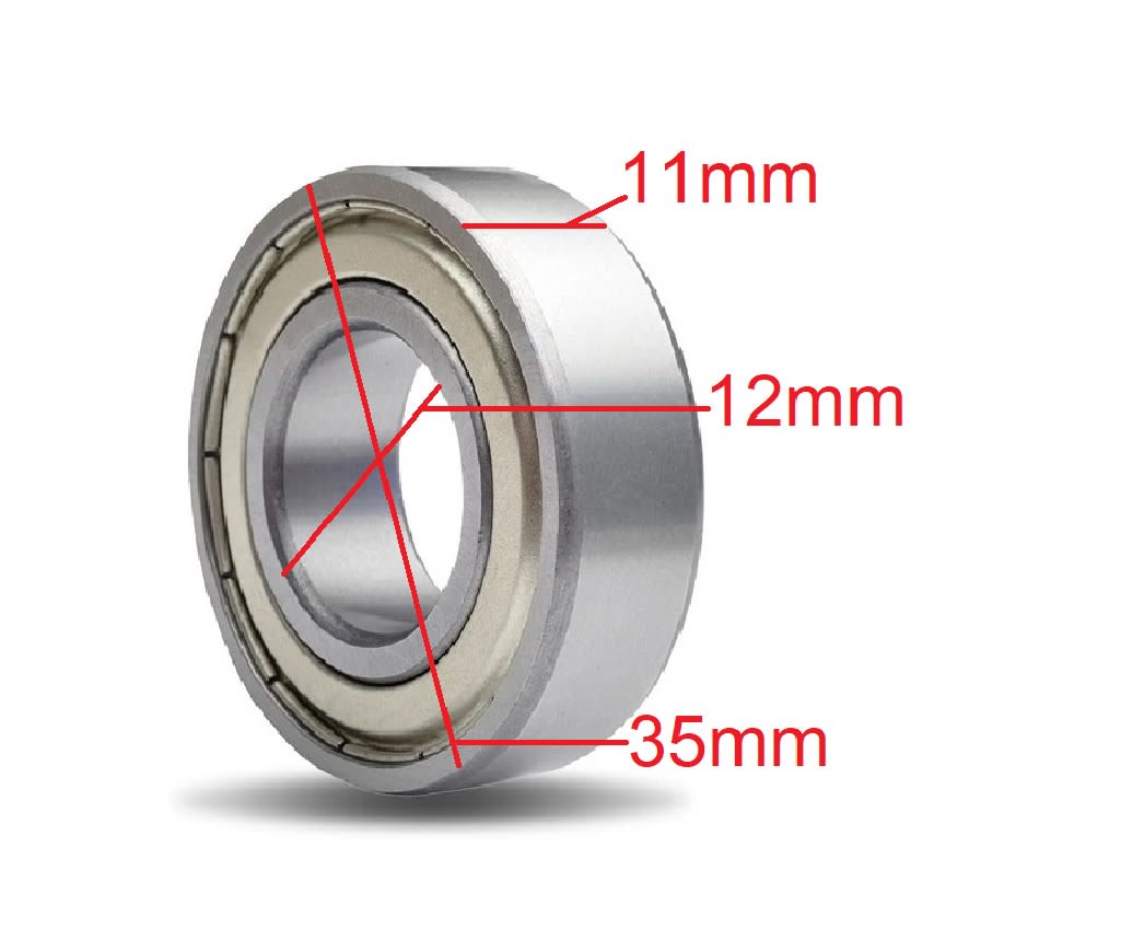 Rodamiento 12x35x11mm 6202 ZZ-123