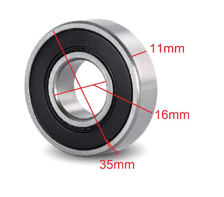 Rodamiento 16x35x11mm 6202 2RS-162