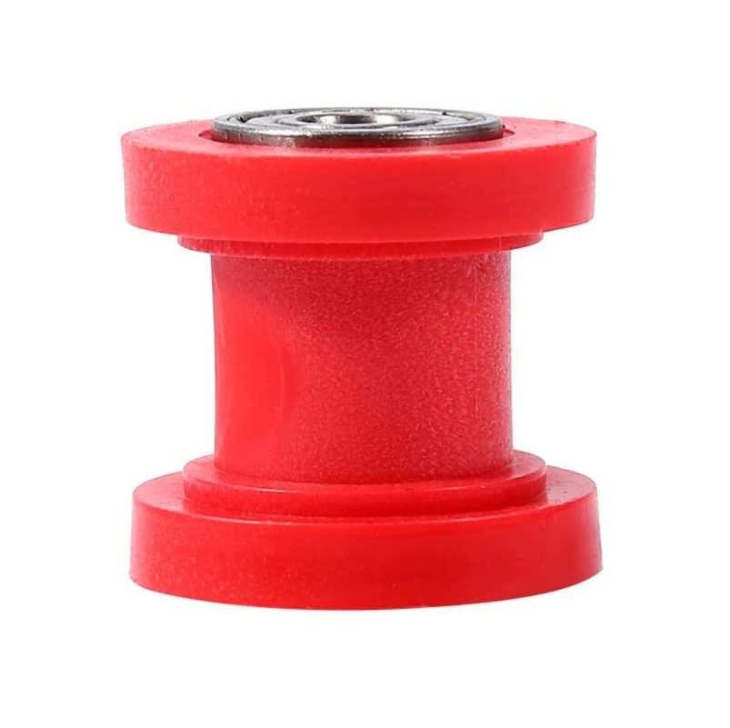 Rodillo Tensor Guia Cadena 10mm Rojo Moto2
