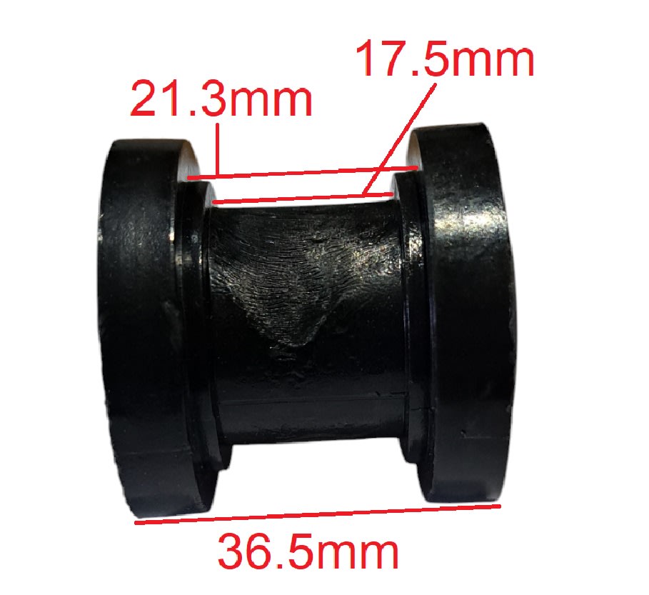 Rodillo Tensor Guia Cadena 8mm Negro Moto4