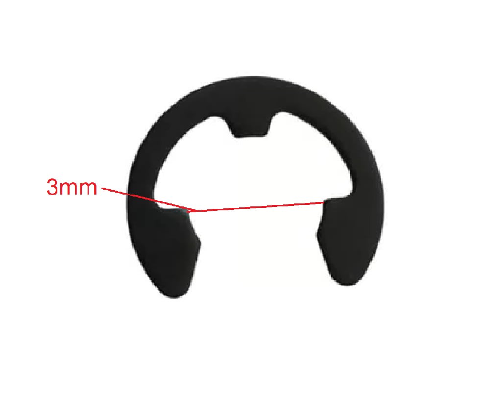 Seguro Tipo E Caja De Cambio 3mm X 3 Unid.1