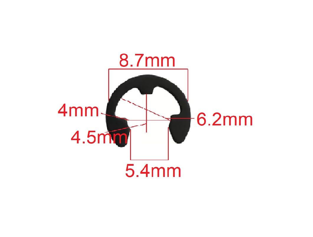 Seguro Tipo E Caja De Cambio 4mm X 3 Unid.3