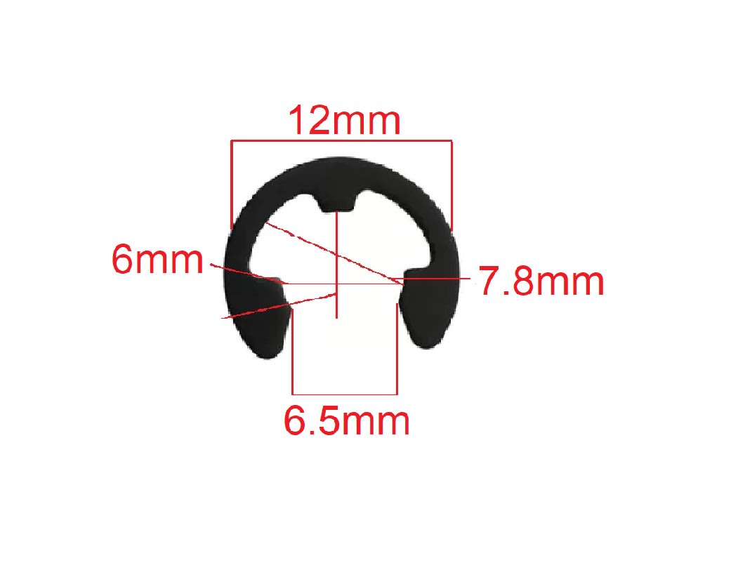 Seguro Tipo E Caja De Cambio 6mm X 3 Unid.4