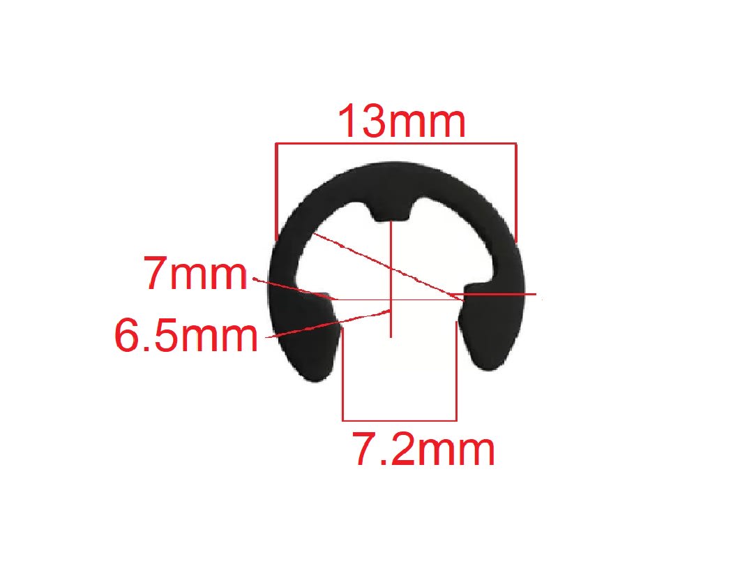 Seguro Tipo E Caja De Cambio 7mm X 3 Unid.4