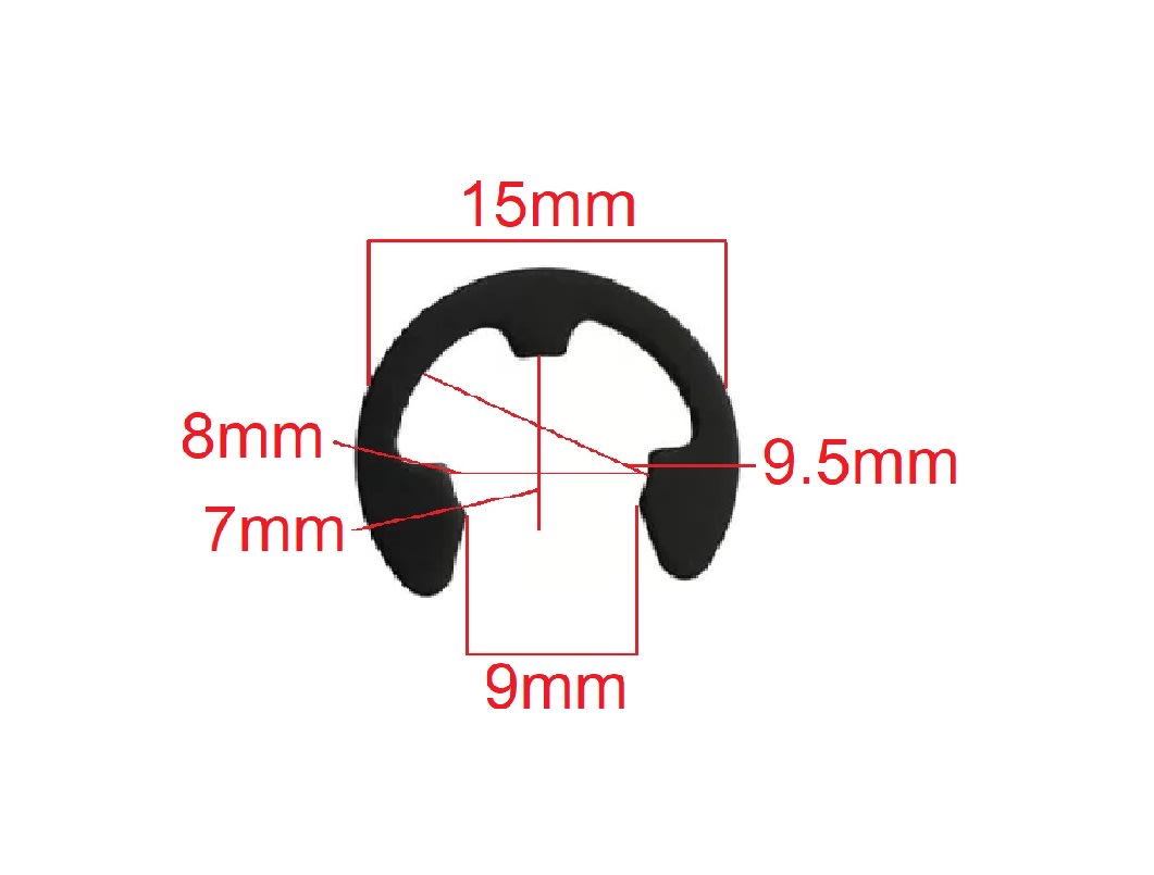 Seguro Tipo E Caja De Cambio 8mm X 3 Unid.3