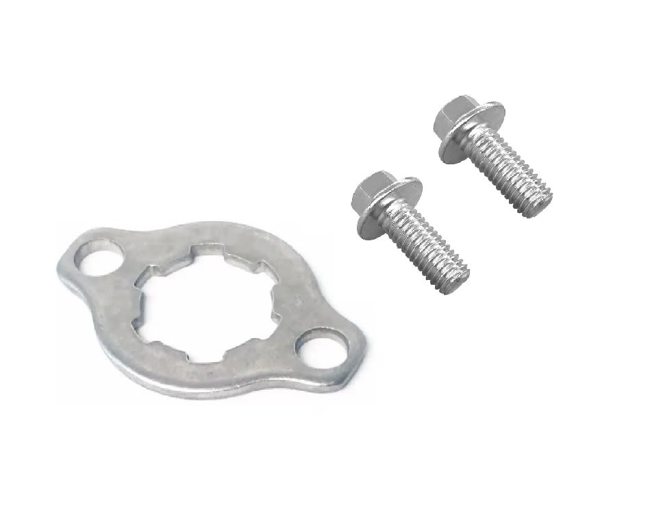 Seguro Piñón Ataque P30 Eje 17mm c/2 Pernos Hex 6x8mm x 5 Unid. 0