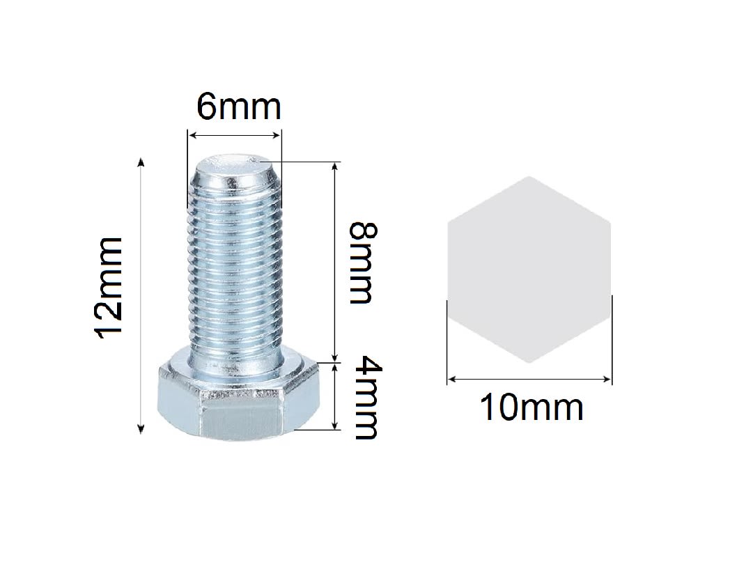 Seguro piñon ataque P30 EJ 17mm c/2 pernos 6x8mm Hexagonal grado 8.84
