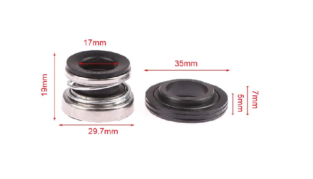 Sello Mecánico Eje para Bombas de Agua 17mm4