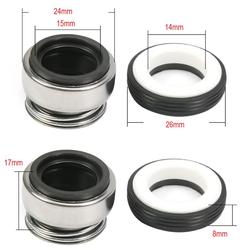 Sello Mecánico Eje 11mm Bombas Agua Aleacion Plastico3