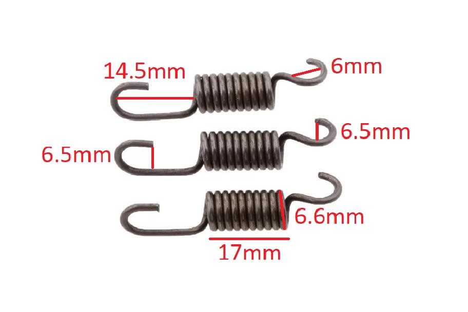 Set 3 Resortes Embrague Centrifugo Motor 49cc 2T2