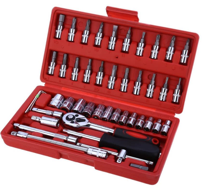 Set Juego Caja Herramientas 46 Piezas Dados Chicharra9