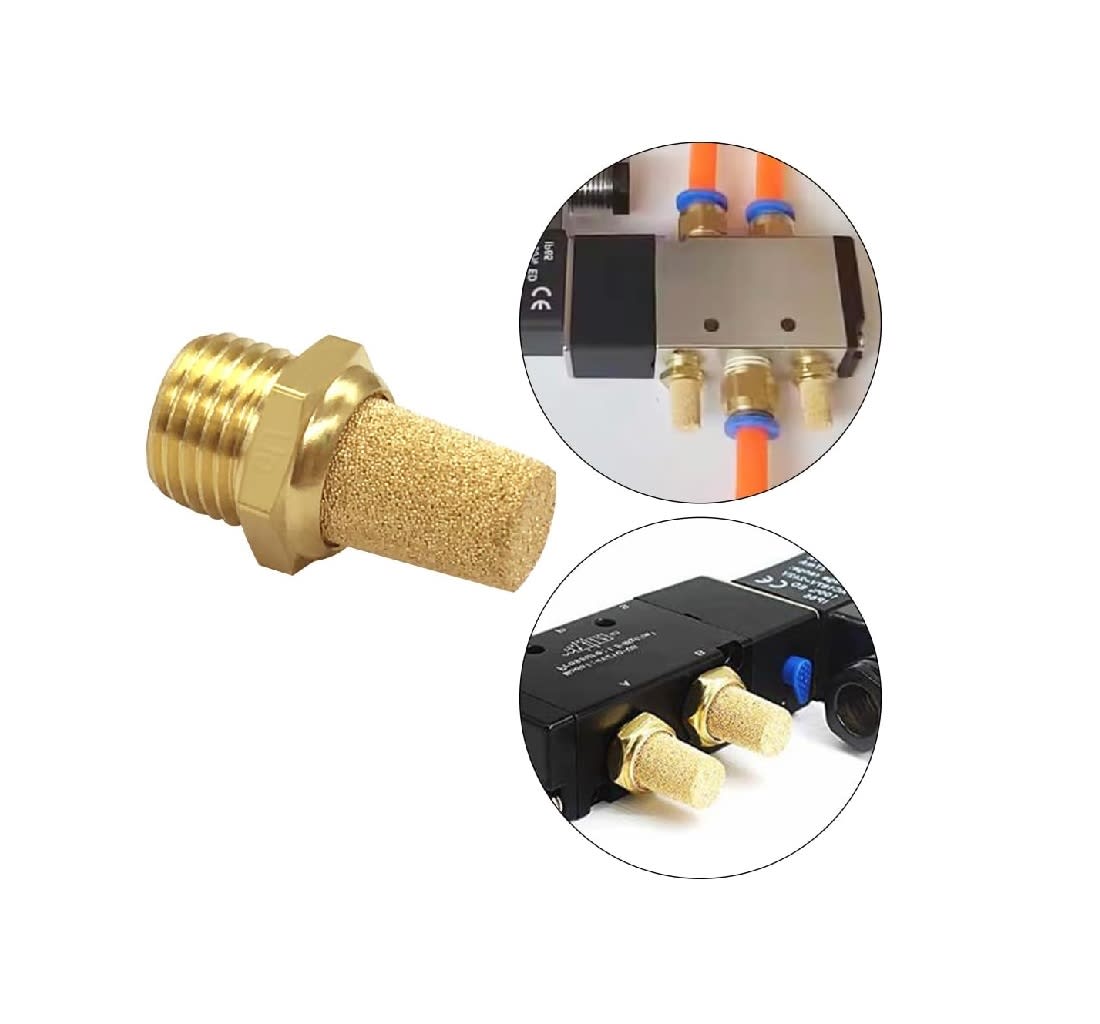 Silenciador Neumático para Válvula Solenoide 1/8