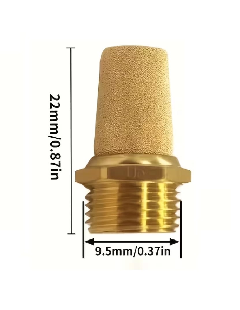 Silenciador Neumático para Válvula Solenoide 1/8