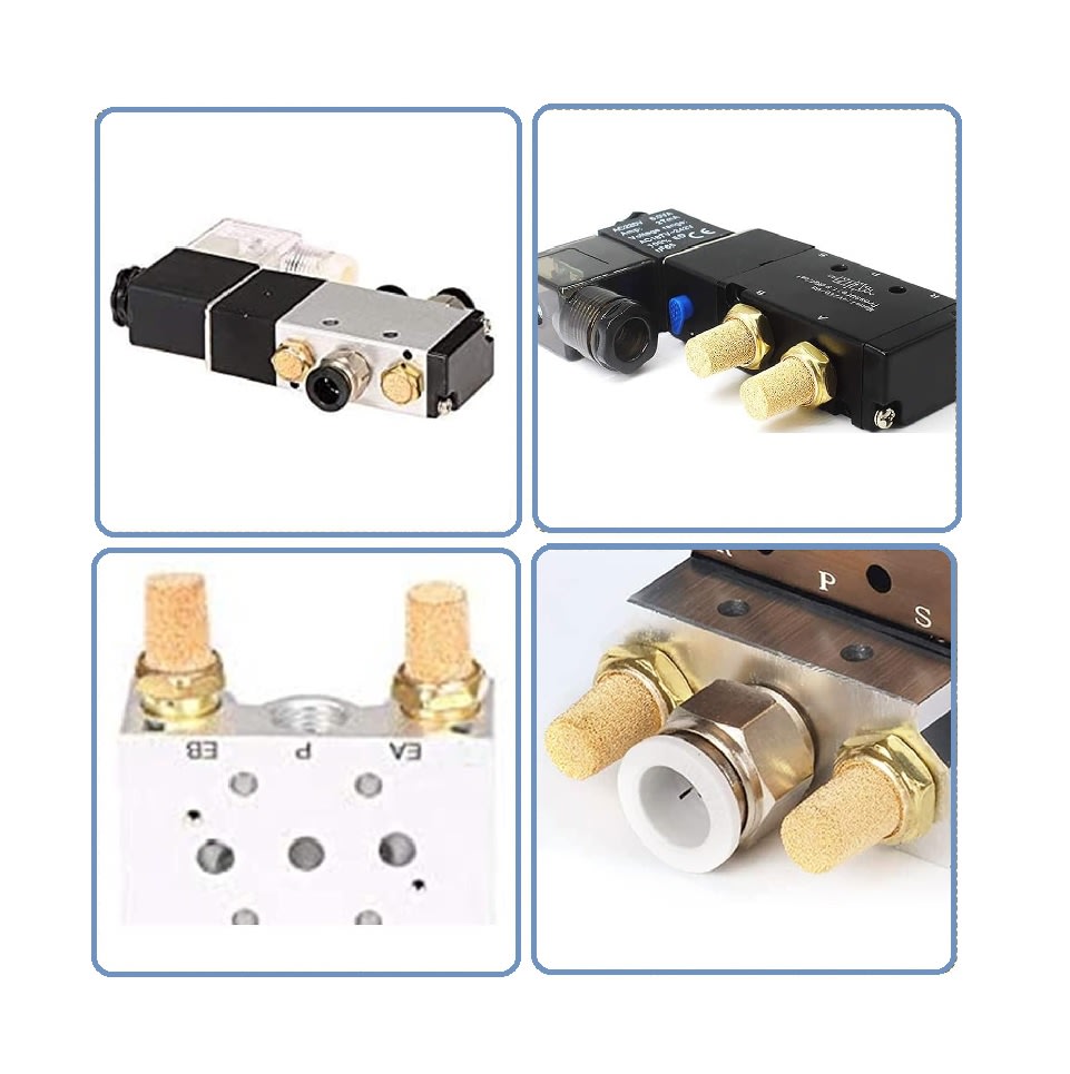 Silenciador Neumático para Válvula Solenoide 1/8