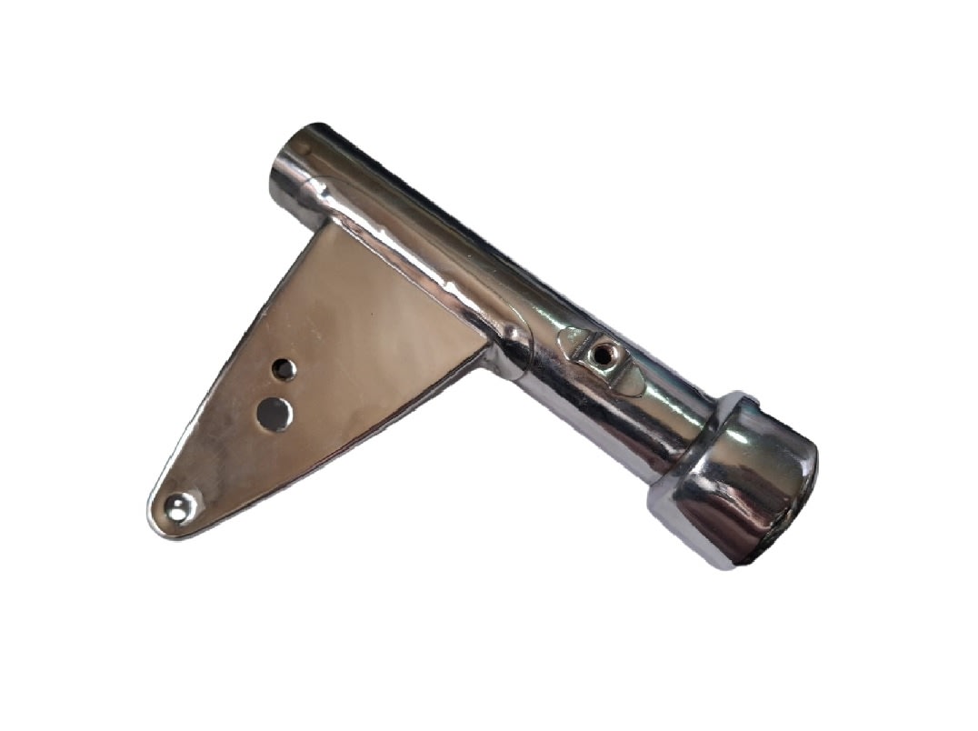 Soporte Foco Delantero Bicimoto 49cc Cromado Der - Izq.4
