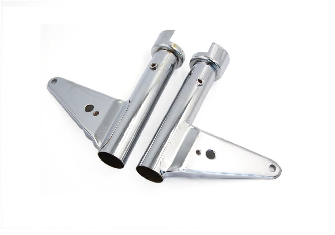 Soporte Foco Delantero Bicimoto 49cc Cromado Der - Izq. 0