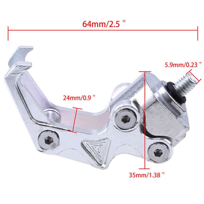 Soporte Gancho para Casco Moto Plata7