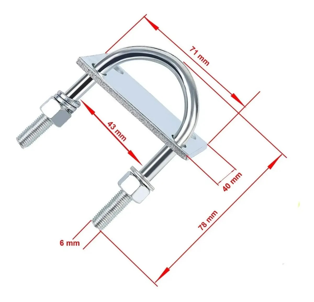 Soporte Motor U para Cuadro Bici4