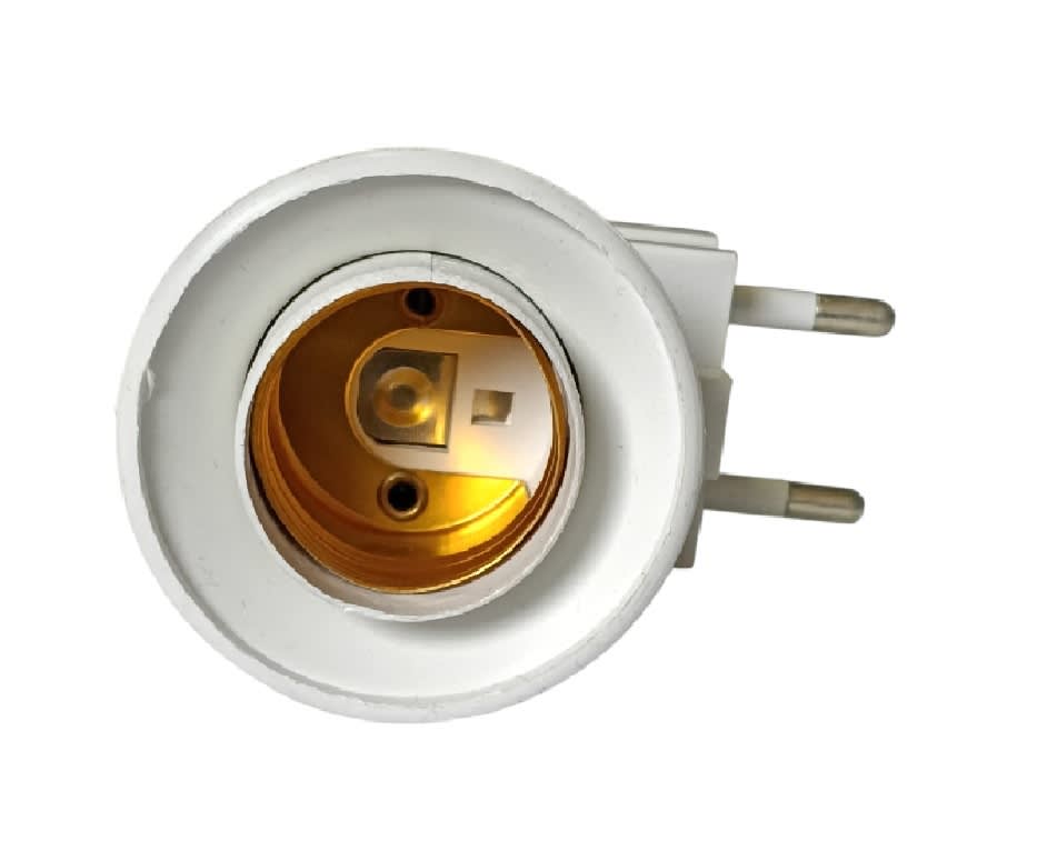 Soquete para Ampolleta E27 con Enchufe / Interruptor5