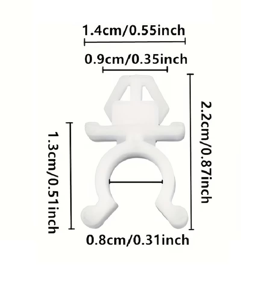 Pestillos Fijación Soporte de Capó Blanco5