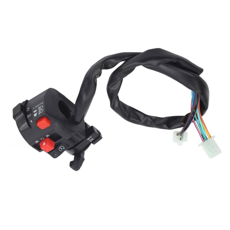 Switch Comando Izquierdo Luz de Arranque, Interruptor de Estrangulamiento para ATV 150-300cc3