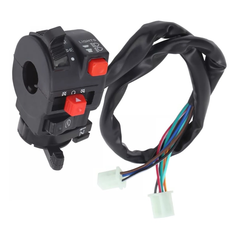 Switch Comando Izquierdo Luz de Arranque, Interruptor de Estrangulamiento para ATV 150-300cc4