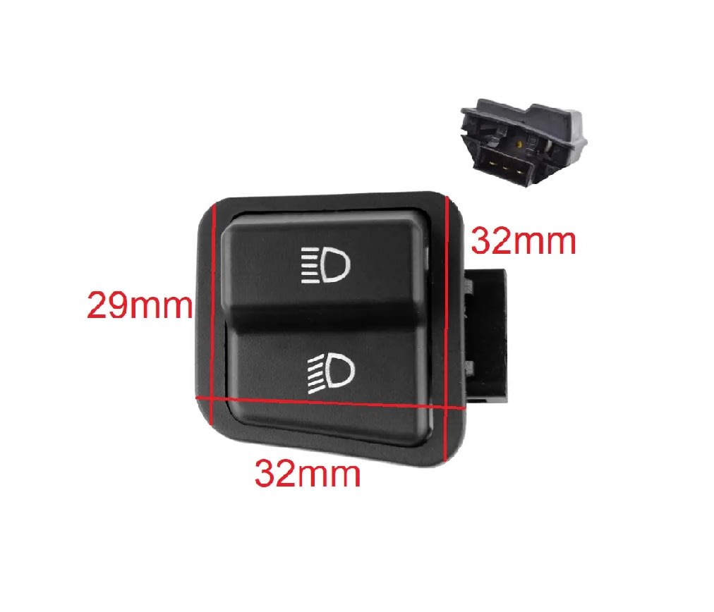 Switch Luces Altas/Bajas Scooter 3P2