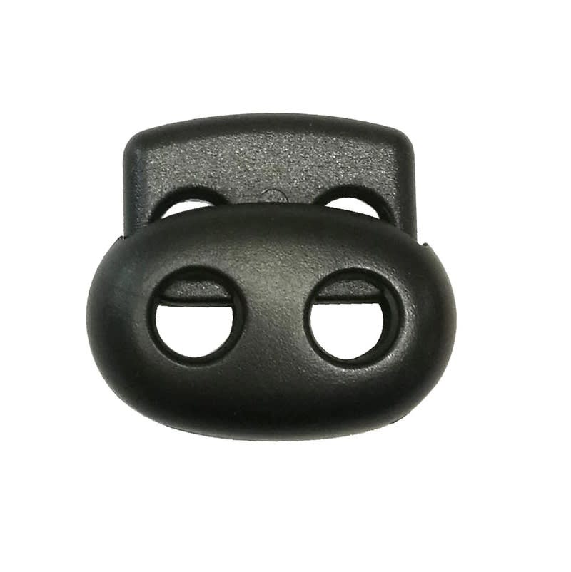 Tanka Doble Plástica Cordón Negro Grande X 10 Unid.4