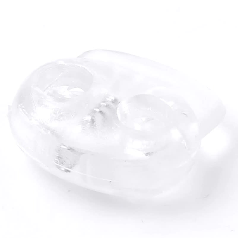 Tanka Doble Plástica Cordón Transparente Grande 10Unid.3