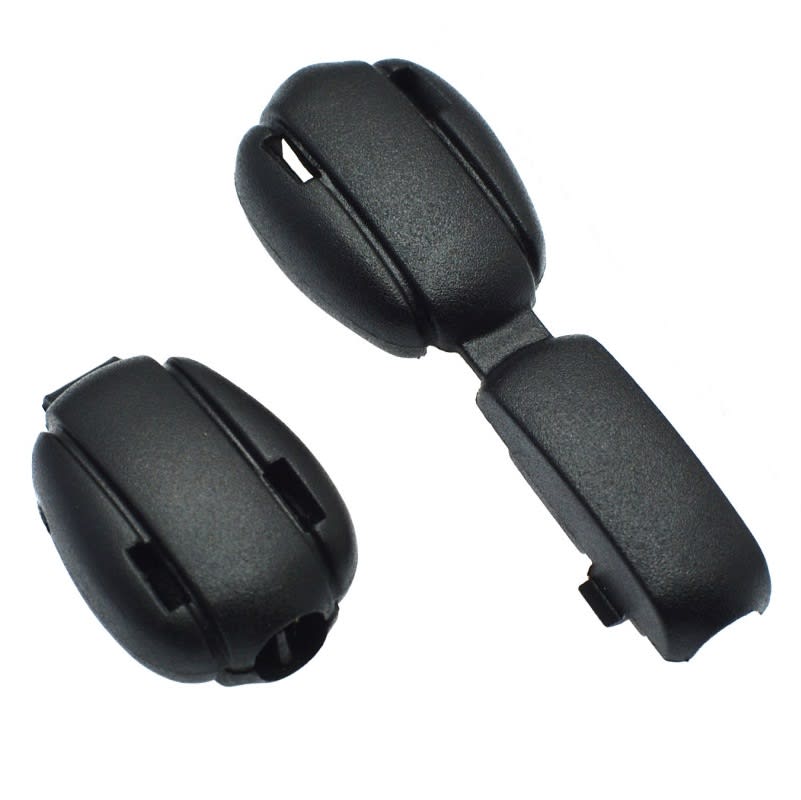 Tanka Clip Plástica Cordón Negro 10Unid.2