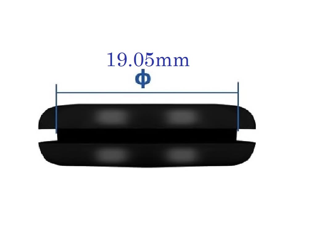 Tapón Goma Cerrado Para Cortafuegos 19.05mm5