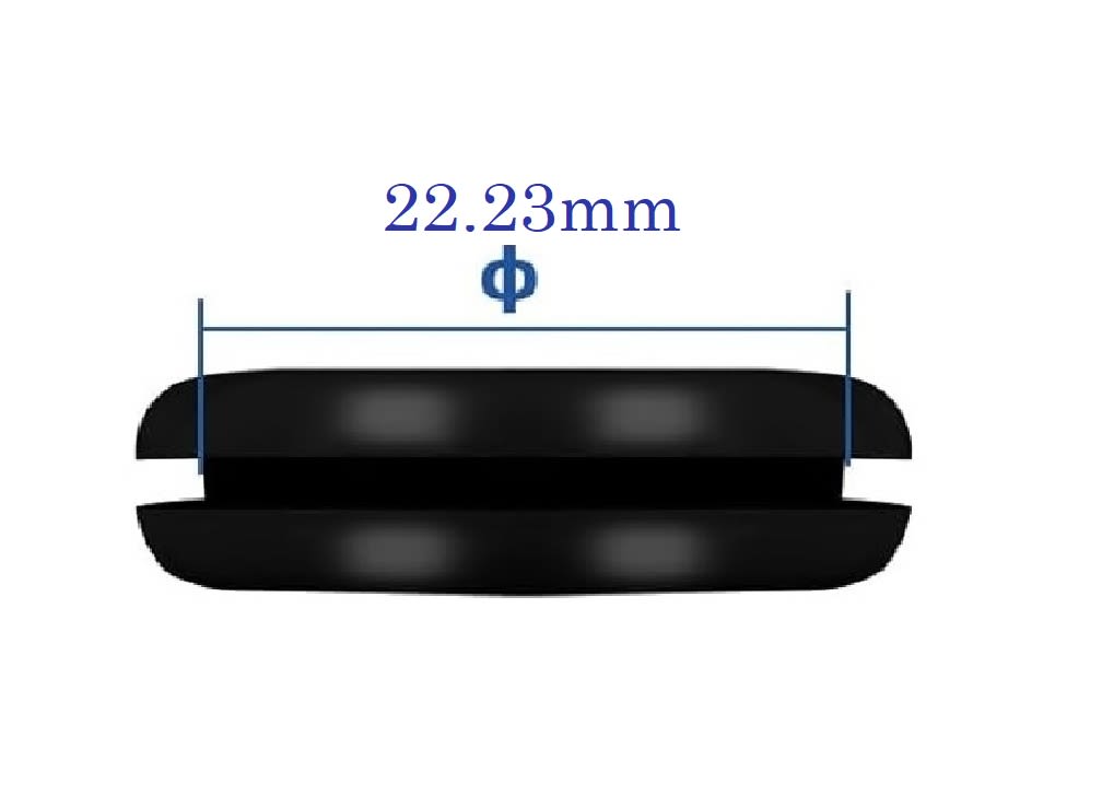Tapón Goma Cerrado Para Cortafuegos 22.23mm5